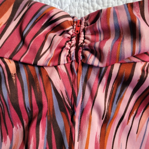 Vintage 70s Cowl Neck Dress - Picture 8 of 10